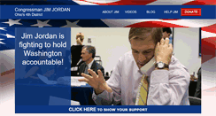 Desktop Screenshot of jimjordanforcongress.com